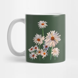 White field daisies Mug